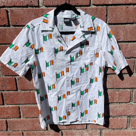 Irish Flag Button Up - Picture 2 of 9
